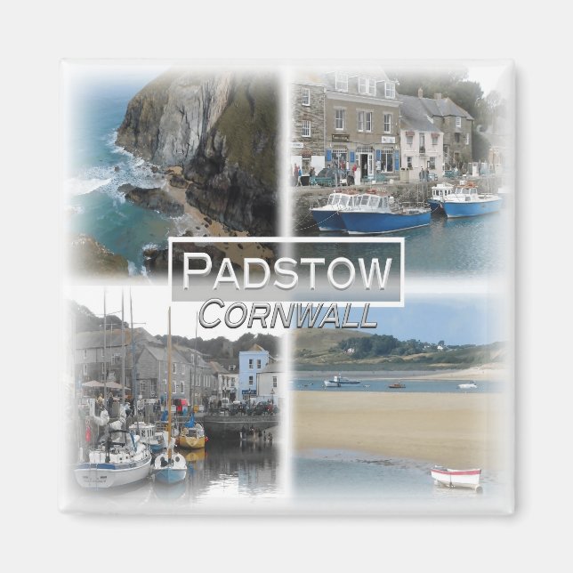 Íman GB0150 Europa, Inglaterra, Cornwall, Padstow, Frid (Frente)