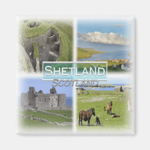 Íman GB0155 Europa, Escócia, Shetland, Fridge
