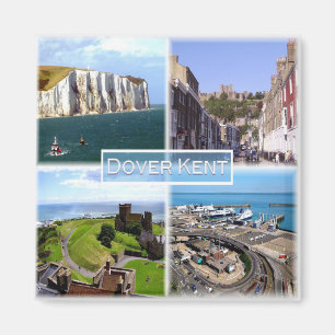 Íman GB Dover Kent - Castelo Dover - Cliff Branco - Cas