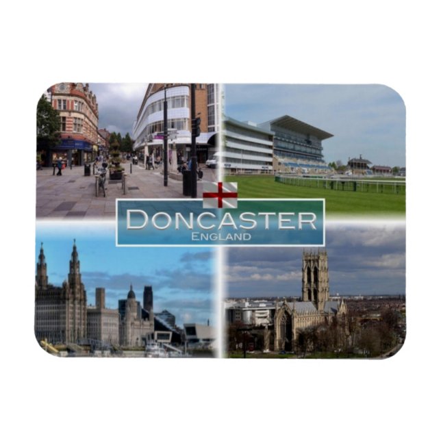 Íman GB Reino Unido - Inglaterra - Doncaster - (Horizontal)