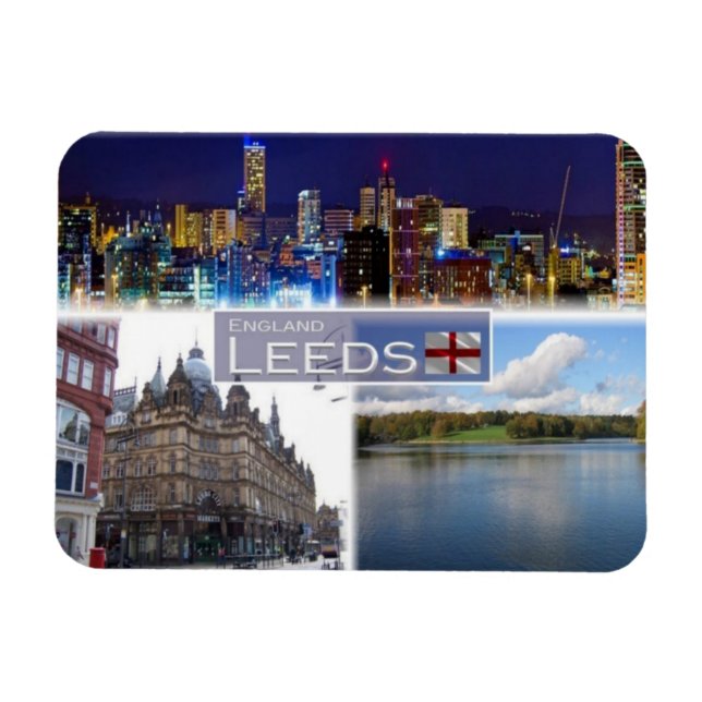 Íman GB Reino Unido - Inglaterra - Leeds - Yorkshire - (Horizontal)