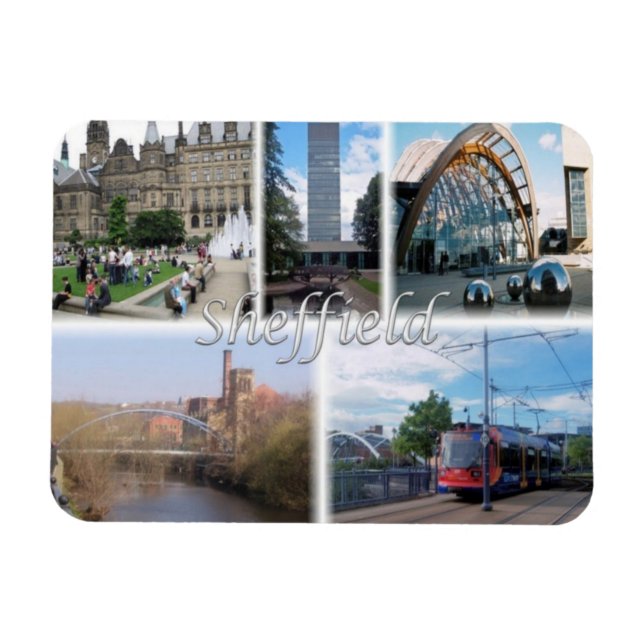 Íman GB Reino Unido - Inglaterra - Sheffield - (Horizontal)