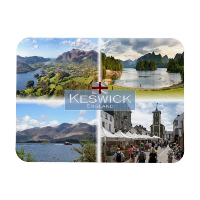 Íman GB Reino Unido - Keswick - (Horizontal)