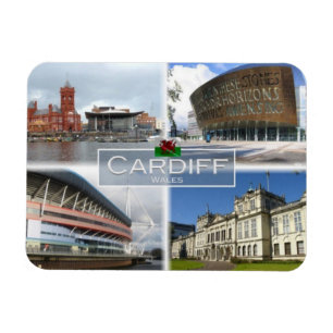 Íman GB Reino Unido - País de Gales - Cardiff - Milênio