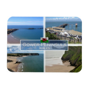 Íman GB Reino Unido - País de Gales - Península do Go