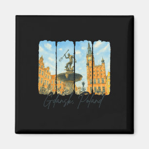 Íman Gdansk Polônia Viagem Pincelada Gdansk Lembrança