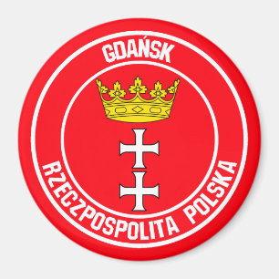 Íman Gdańsk Round Emblem