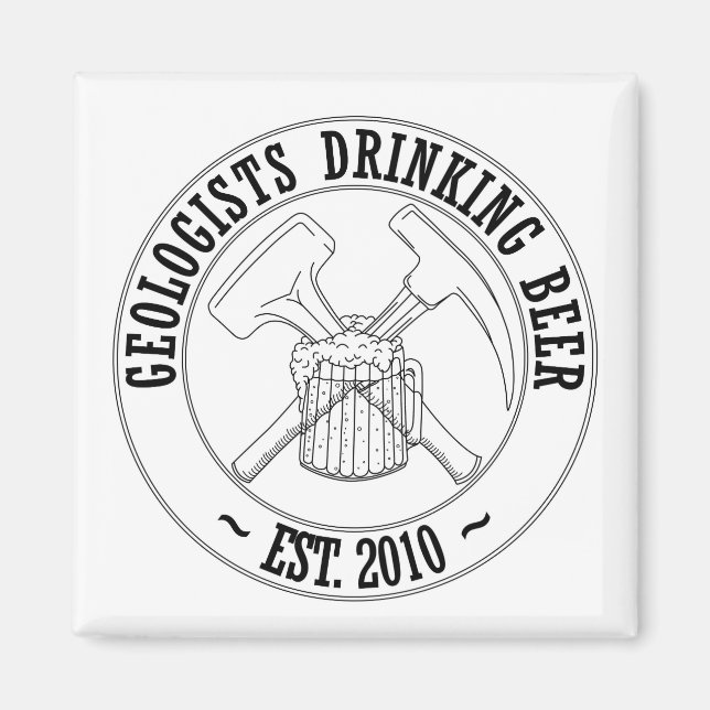 Íman GDB-Padrão (B&W) (Frente)