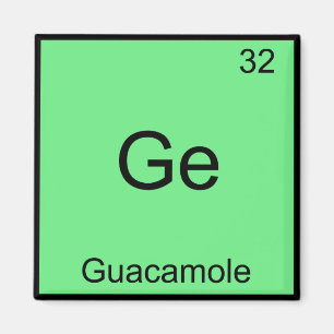 Íman Ge - Guacamole Funny Chemistry Element Symbol Tee