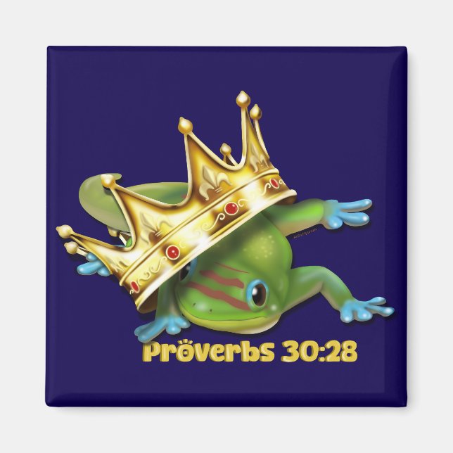 Íman Gecko com a coroa — Provérbios (Frente)