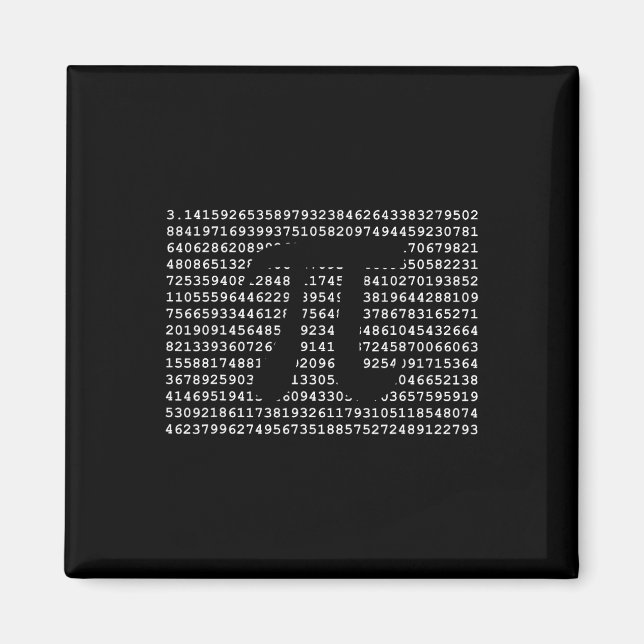Íman Geek De Matemática Legal Do Nerd Pi Dia 3.14 (Frente)