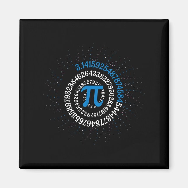 Íman Geek De Nerd De Matemática Pi Day 3.1415 Irraciona (Frente)