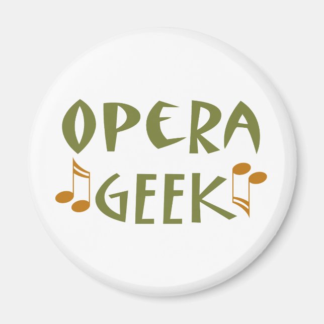 Íman Geek de Ópera Engraçado (Frente)