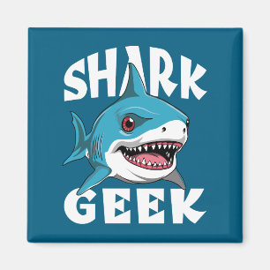 Íman Geek de tubarão - Design cúmulo para os pavimentõe