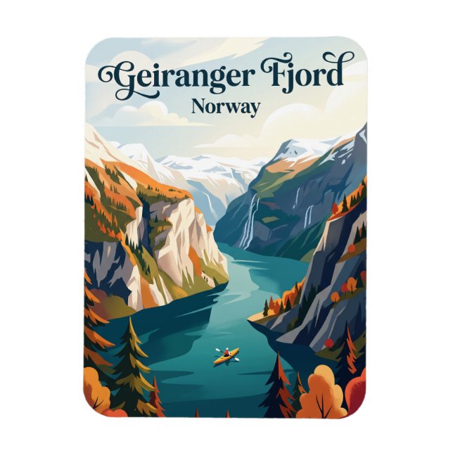 Íman Geiranger Fjord Noruega (Vertical)