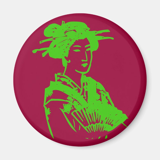 Íman Geisha (Frente)