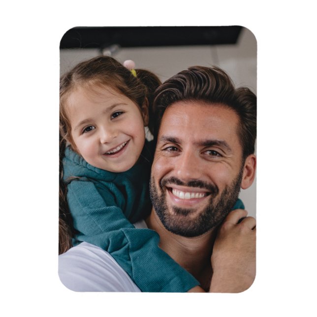 Íman Geladeira de Foto Personalizada (Vertical)