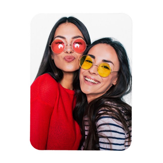 Íman Geladeira de Foto Personalizada (Vertical)