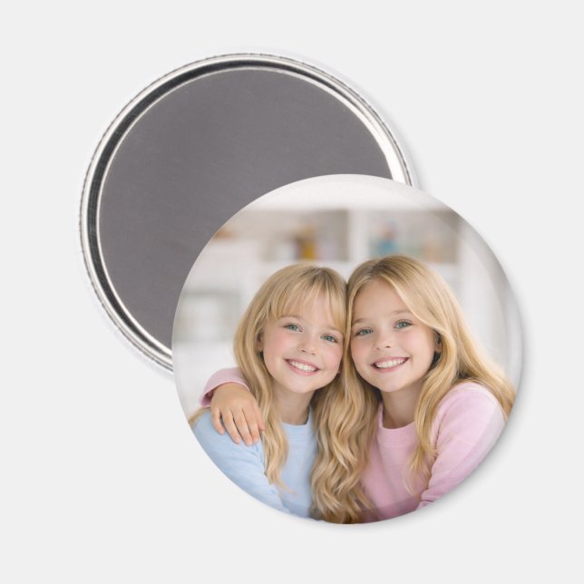 Íman Geladeira Personalizada com Foto (Front/Back)