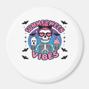 Íman Gelado Summerween Vibes Skeleton IceCream Summer V