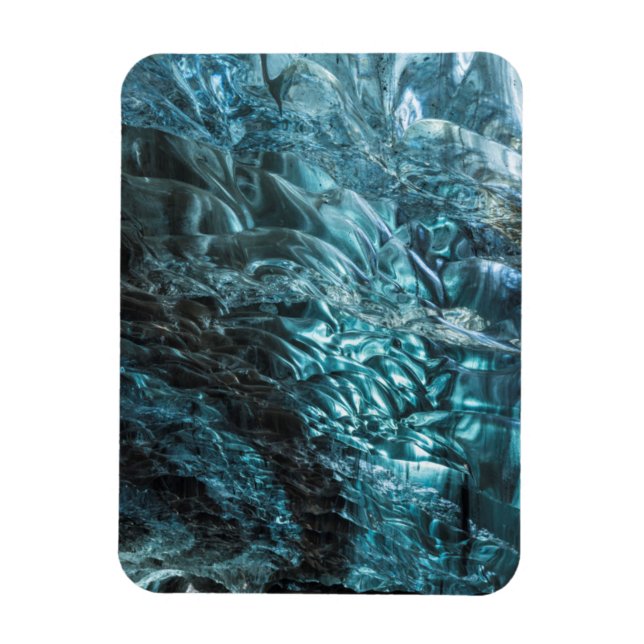 Íman Gelo azul de uma caverna de gelo, Islândia (Vertical)