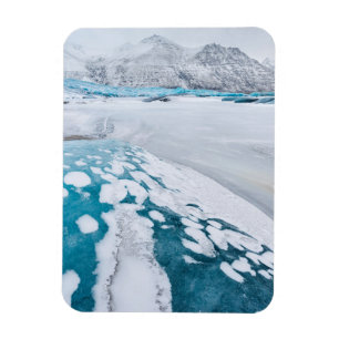 Íman Gelo de glaciar congelado, Islândia