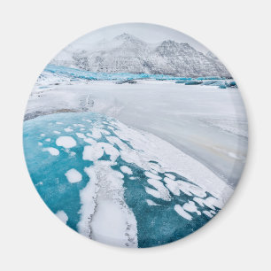 Íman Gelo de glaciar congelado, Islândia