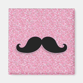 ÍMAN GELO DE TINTA PRETA DE MOSTACHE IMPRESSO