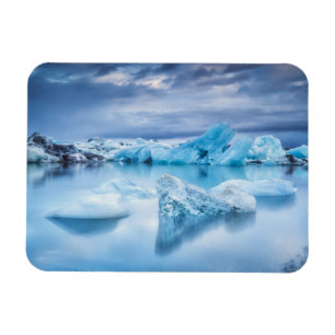 Íman Gelo e neve Jokulsarlon Lagoon, Islândia