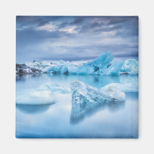 Íman Gelo e neve Jokulsarlon Lagoon, Islândia