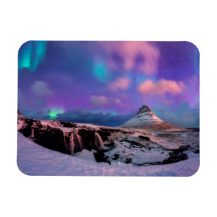 Íman Gelo e neve Luzes Nortes, Montanha Kirkjufall