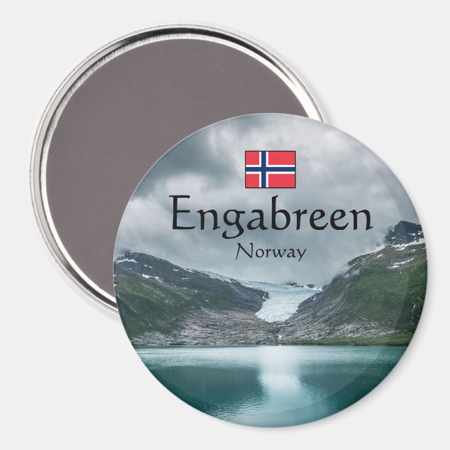 Íman Gelo Svartisen Noruega (Front/Back)