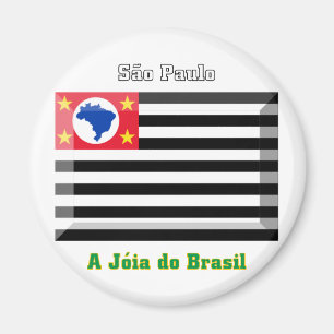 Íman Gema da bandeira de São Paulo