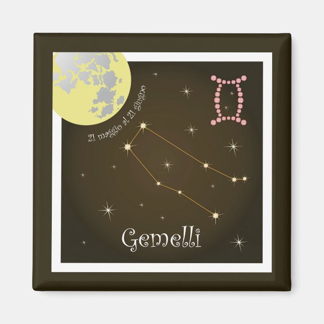 Íman Gemelli 21 maggio al 21 giugno Magnet (Frente)