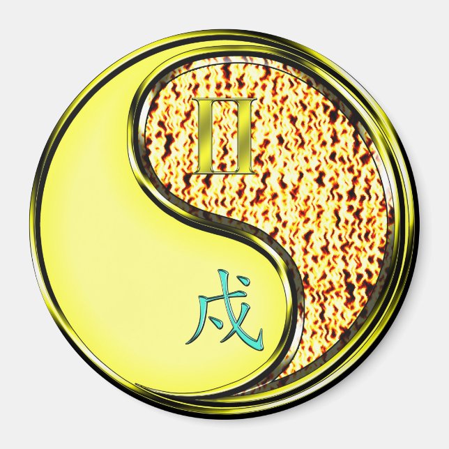 Íman Gêmeos & Cão de Fogo (Frente)