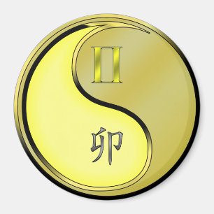 Íman Gêmeos & Coelho de Metal