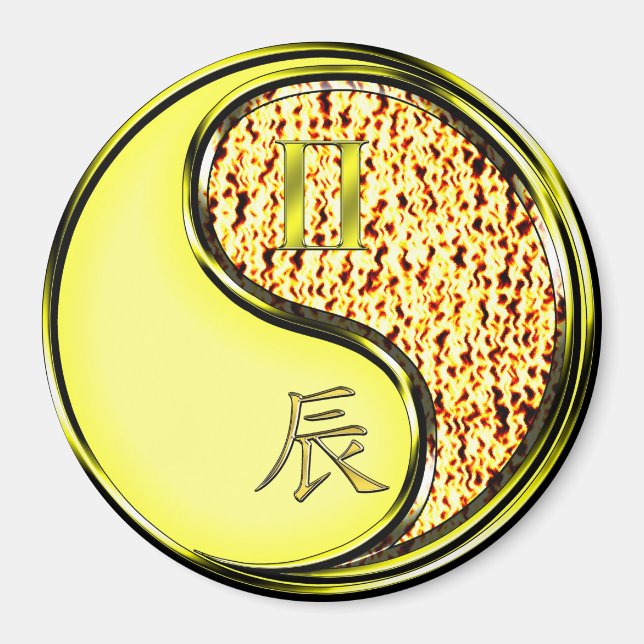 Íman Gêmeos & Dragão de Fogo (Frente)