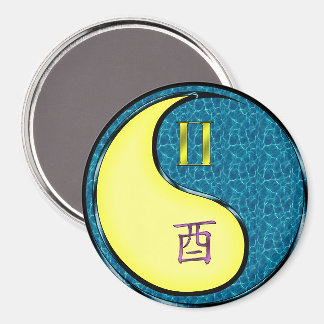 Íman Gêmeos & Galo de Água (Front/Back)