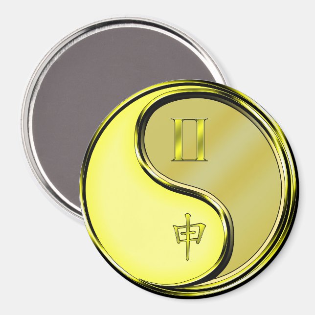 Íman Gêmeos & Macaco de Metal (Front/Back)