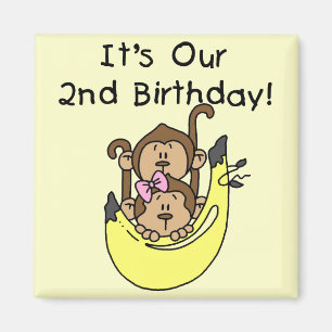 Íman Gêmeos, Macaco, segundo aniversário