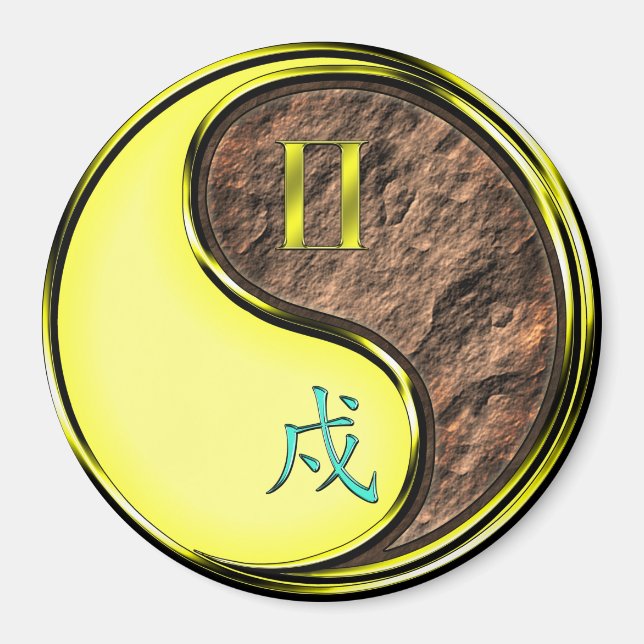 Íman Gemini & Earth Dog (Frente)