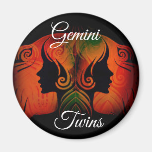 Íman Gemini Gêmeos - Símbolo Horoscópio Zodíaco Mag