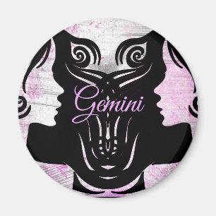 Íman Gemini Gêmeos - Símbolo Horoscópio Zodíaco Mag