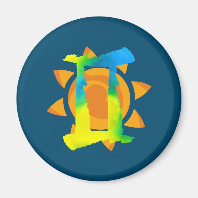Íman Gemini Sun Magnet (Frente)