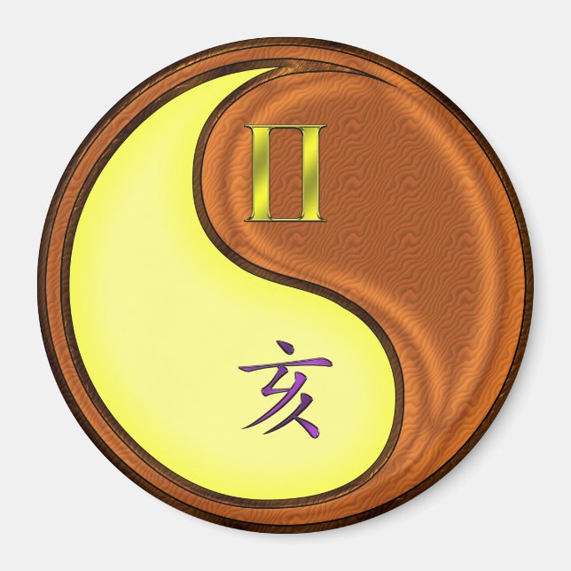 Íman Gemini & Wood Boar (Frente)