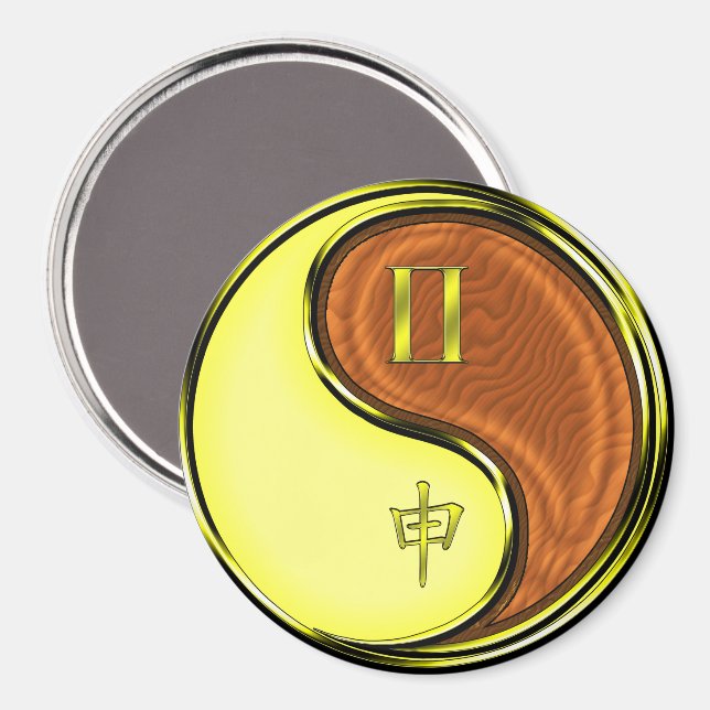 Íman Gemini & Wood Monkey (Front/Back)