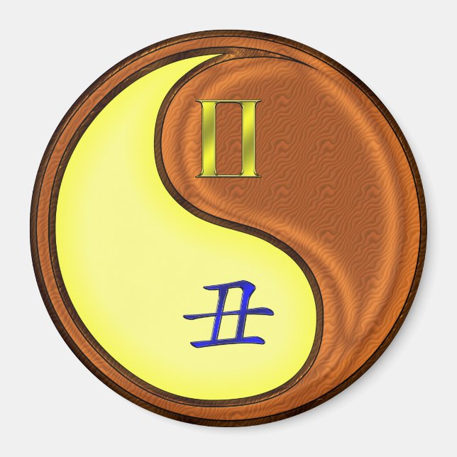 Íman Gemini & Wood Ox (Frente)