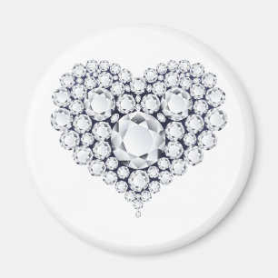 Íman Gems do Coração dos Diamantes