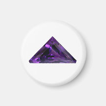 Gemstone do Triângulo Ametista Roxo