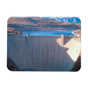 Íman Gen Canyon Dam no Rio Colorado em Page,